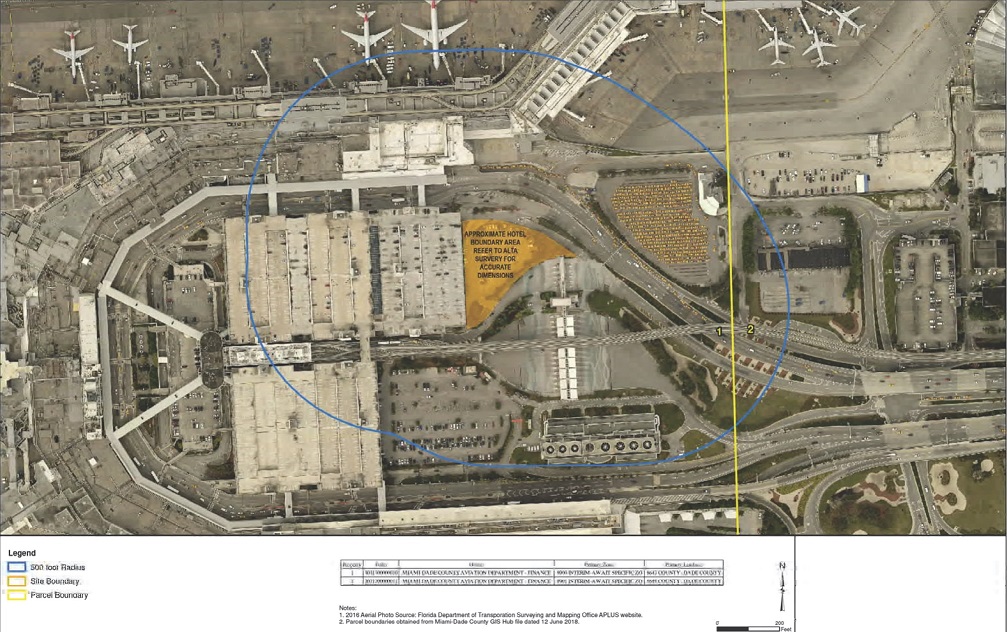 Multimillonarios proponen hotel diseñado por Arquitectonica en la Terminal Norte de MIA