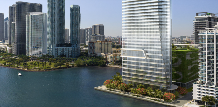The Edition Residences Edgewater Planificado Para 2121 N Bayshore Dr., Miami, Florida, 33137