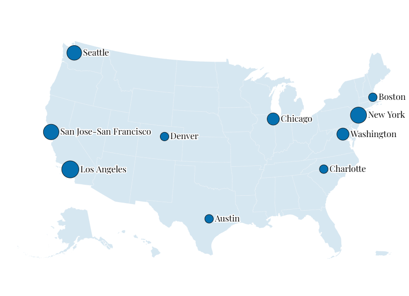(E) EEUU áreas metropolitanas se están mudando los compradores de viviendas